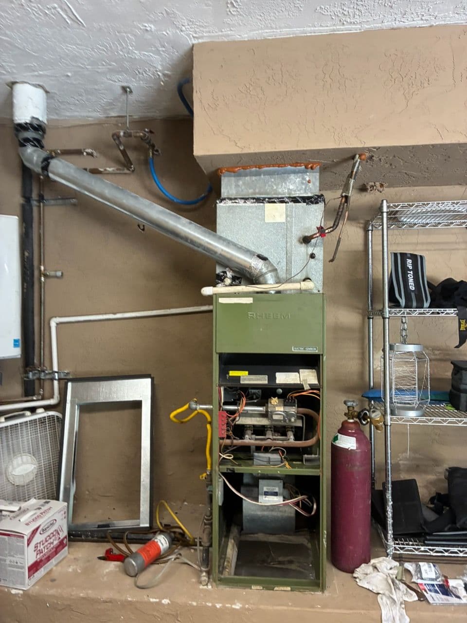 Gallery photos for Old Rheem Furnace Swapped Out for a New AC Pro Unit: Image #2